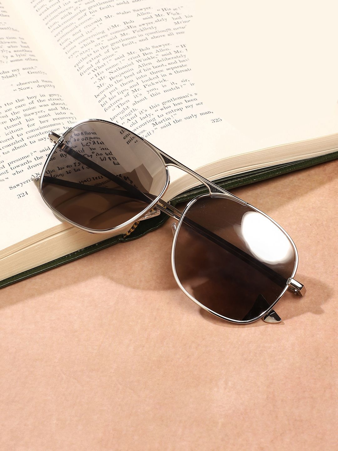 French Accent Men Aviator Sunglasses with Polarised Lens AW24_FASG1047