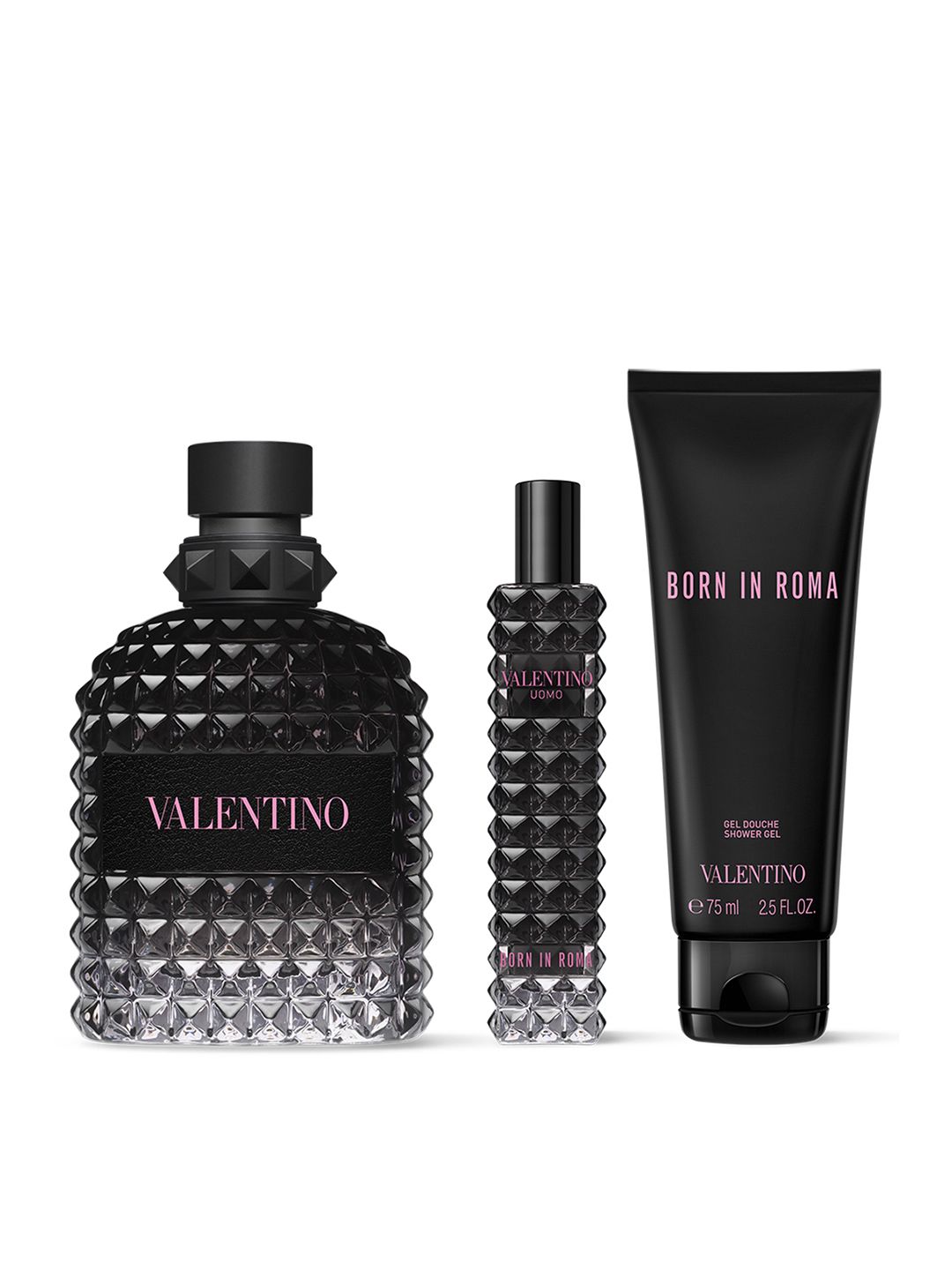 Buy Valnetino Men Born In Roma Uomo Gift Set - EDT 100ml + Shower