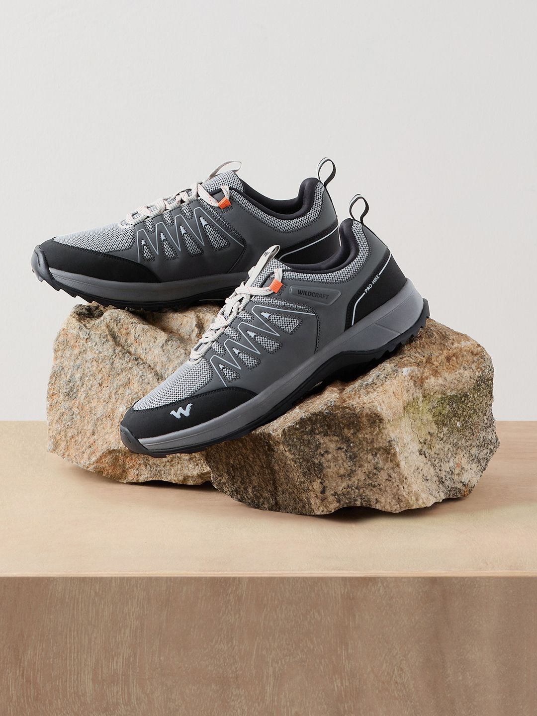 Wildcraft Men PU Trekking Non-Marking Lace-Ups Shoes