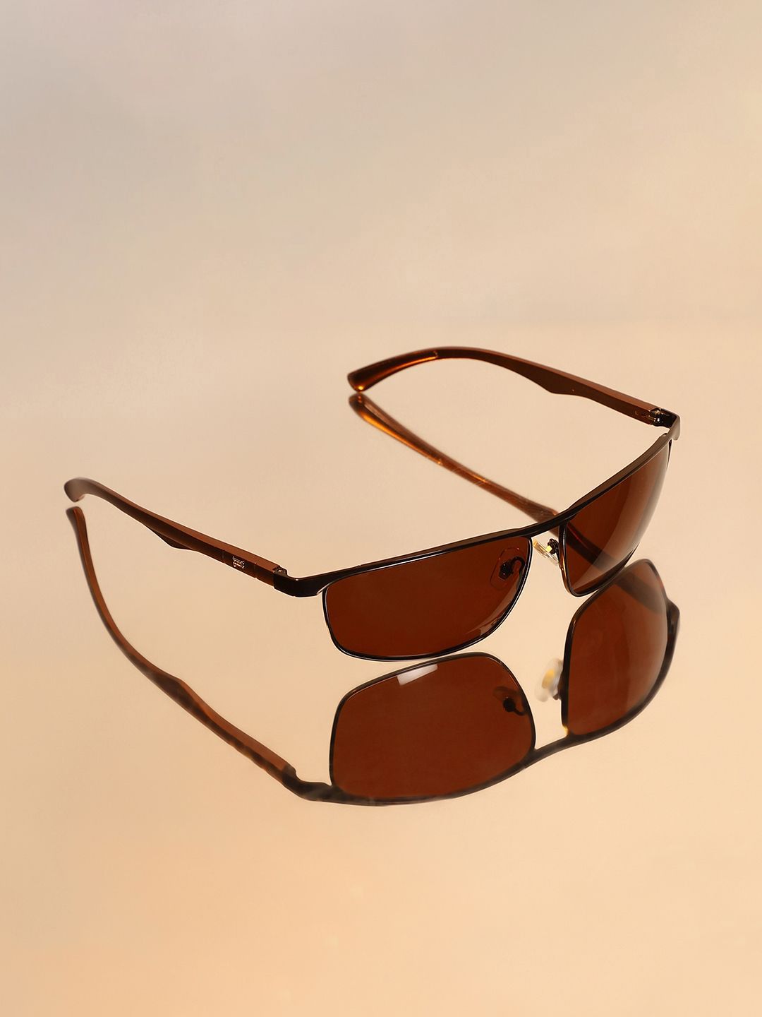 French Accent Men Rectangle Sunglasses with Polarised Lens AW24_FASG1051