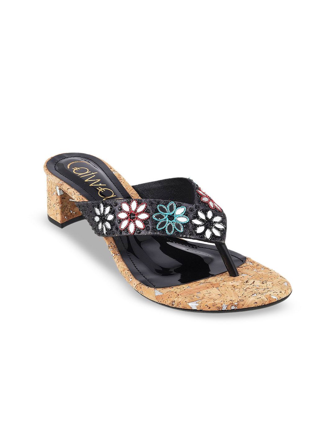 Catwalk Catwalk Embellished Block Heeled Sandals