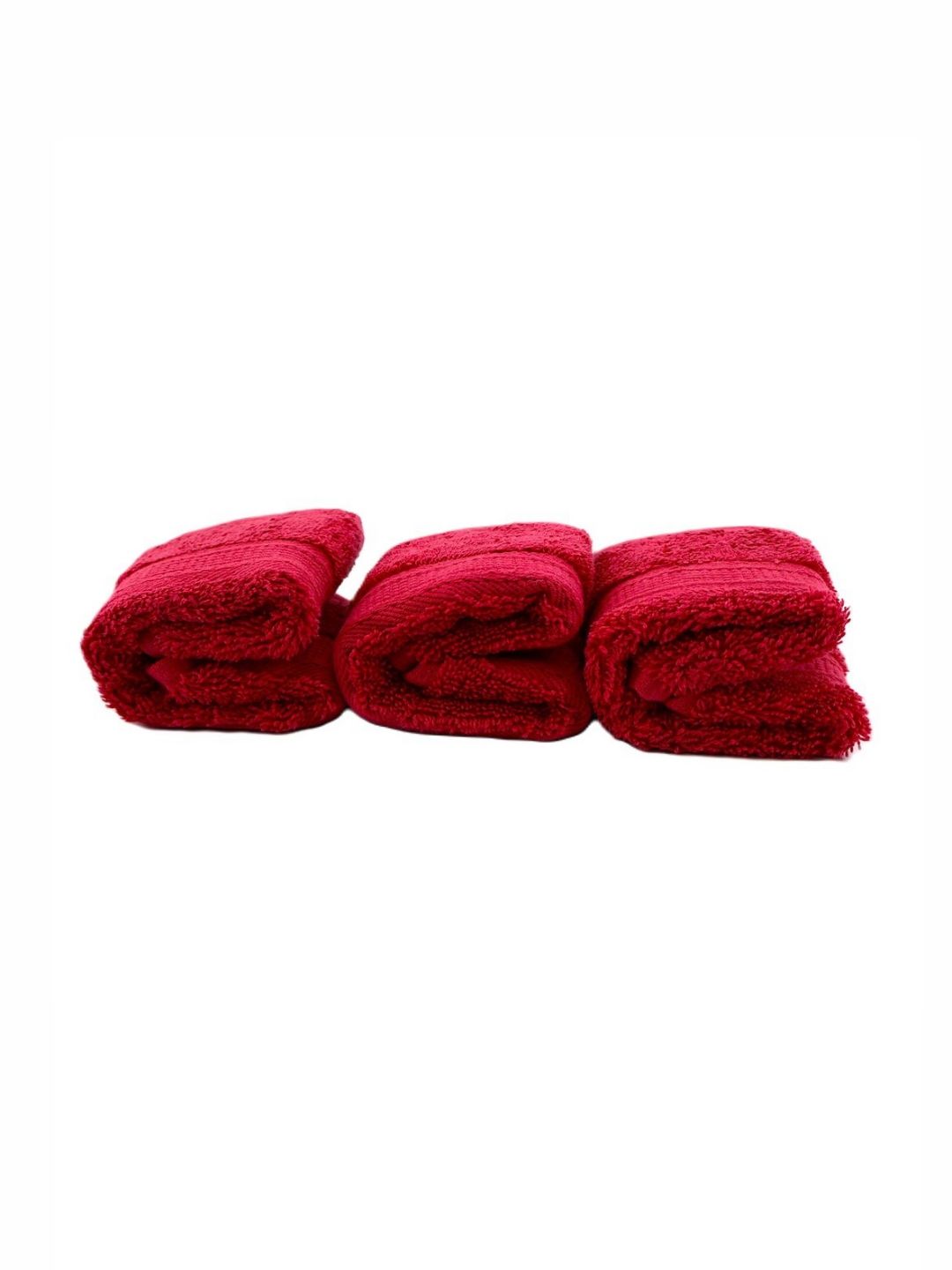 BOMBAY DYEING Santino 3 Pieces Maroon Pure Cotton 550 GSM Face Towels