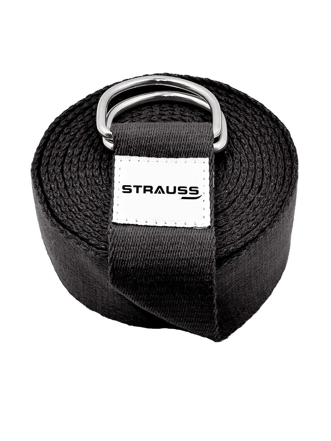 STRAUSS STRAUSS Adjustable Stretching Yoga Belt