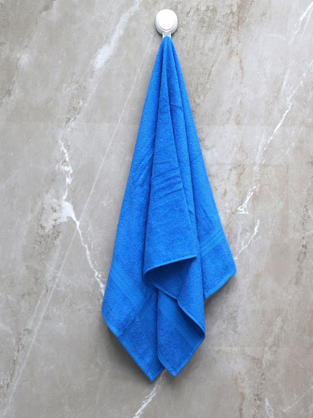 BOMBAY DYEING Blue 1 Pcs Cotton 450 GSM Bath Towel