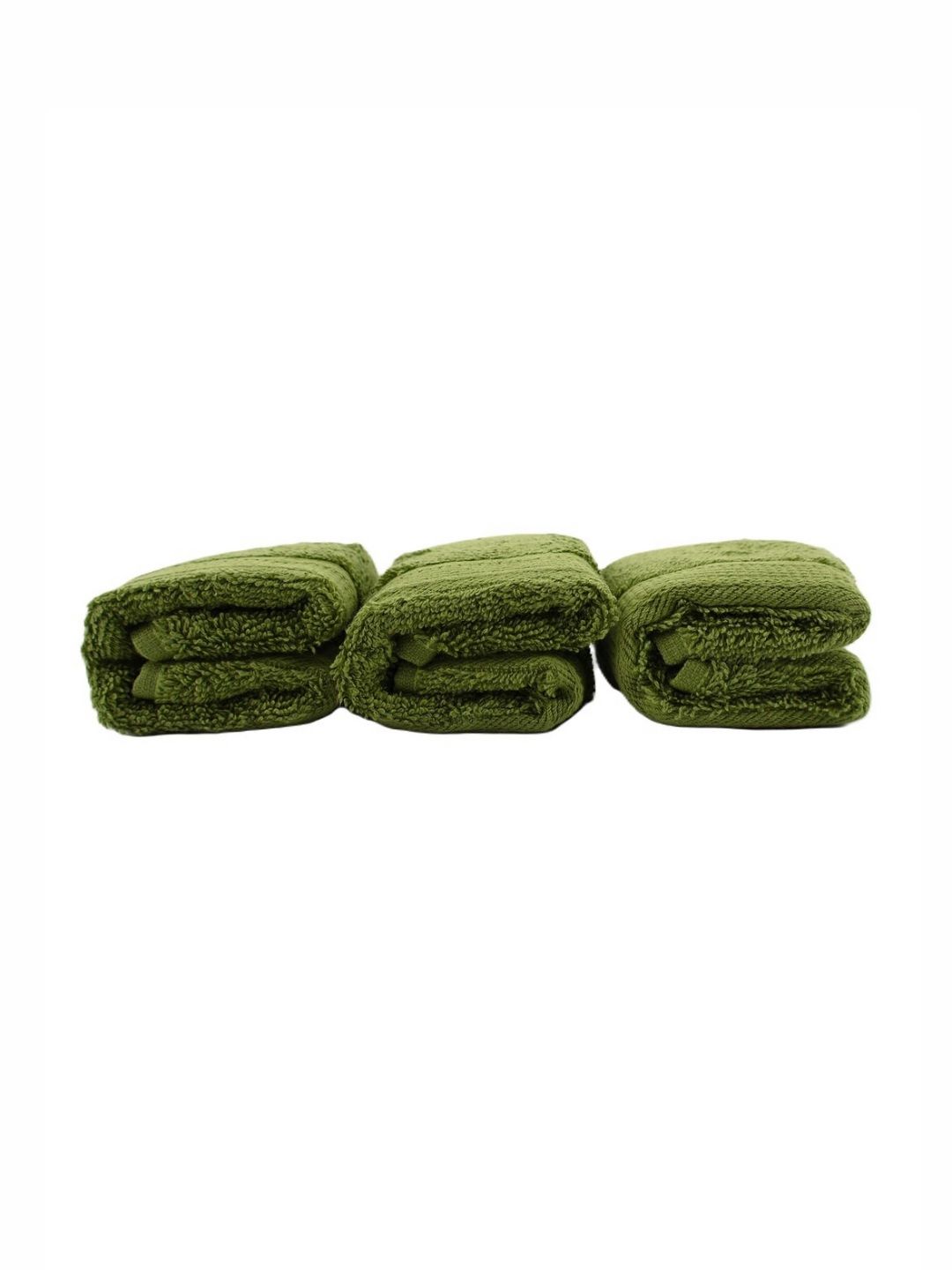 BOMBAY DYEING Santino Green 3 Pieces Pure Cotton 550 GSM Face Towel