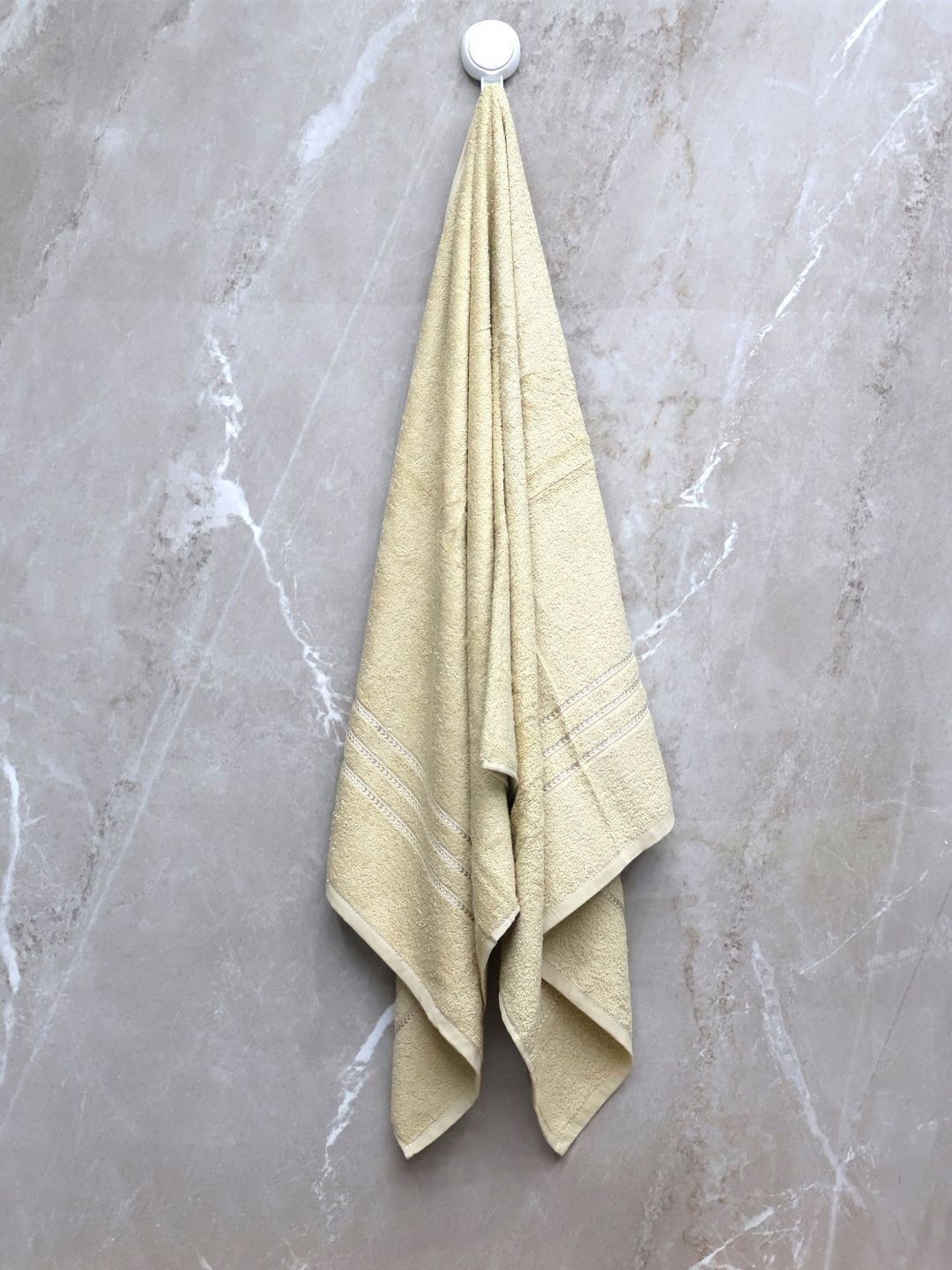 BOMBAY DYEING Beige Cotton 400 GSM Bath Towel