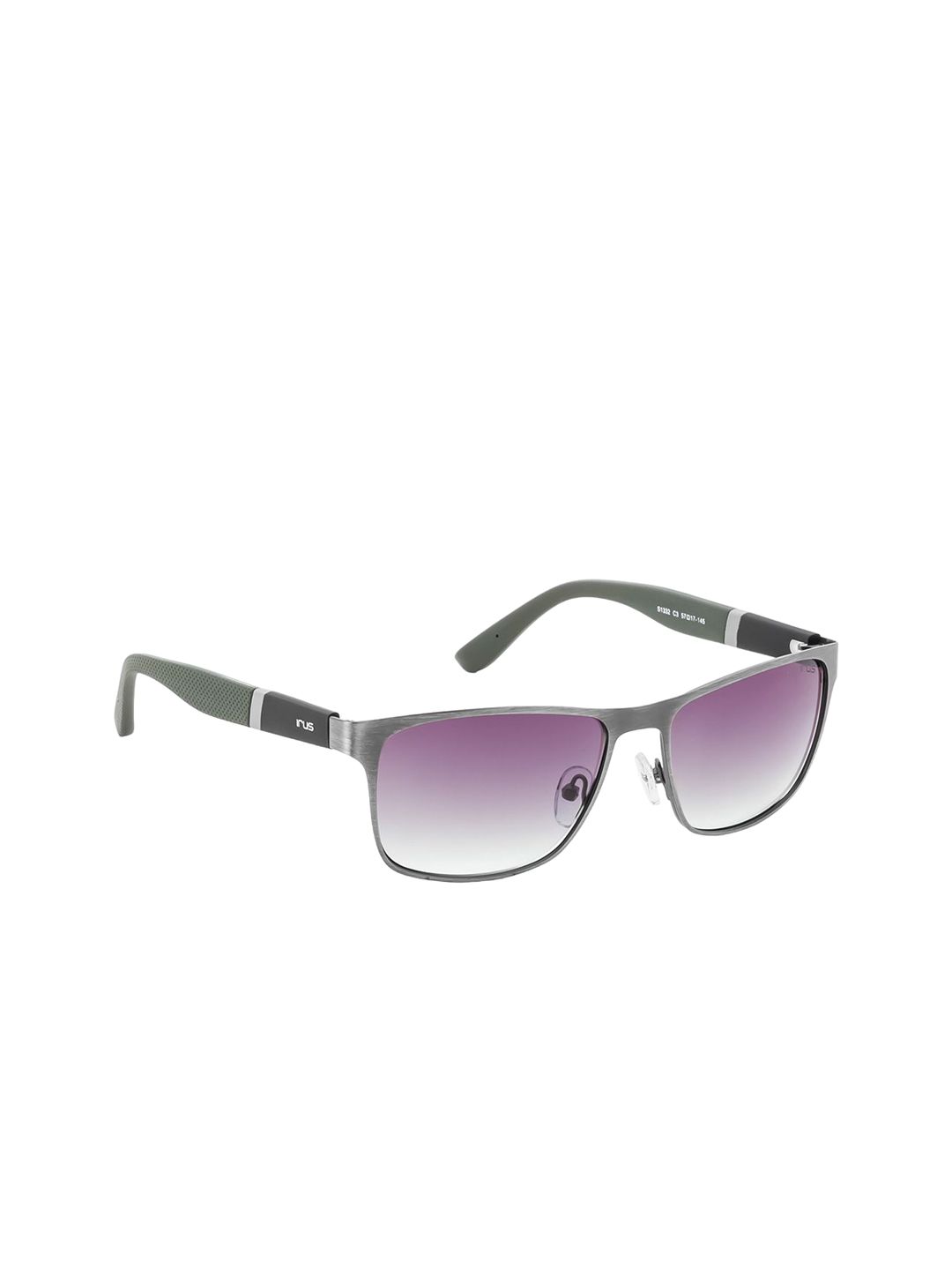 IRUS by IDEE Men Oval Sunglasses with UV Protected Lens IRS1332C3SG