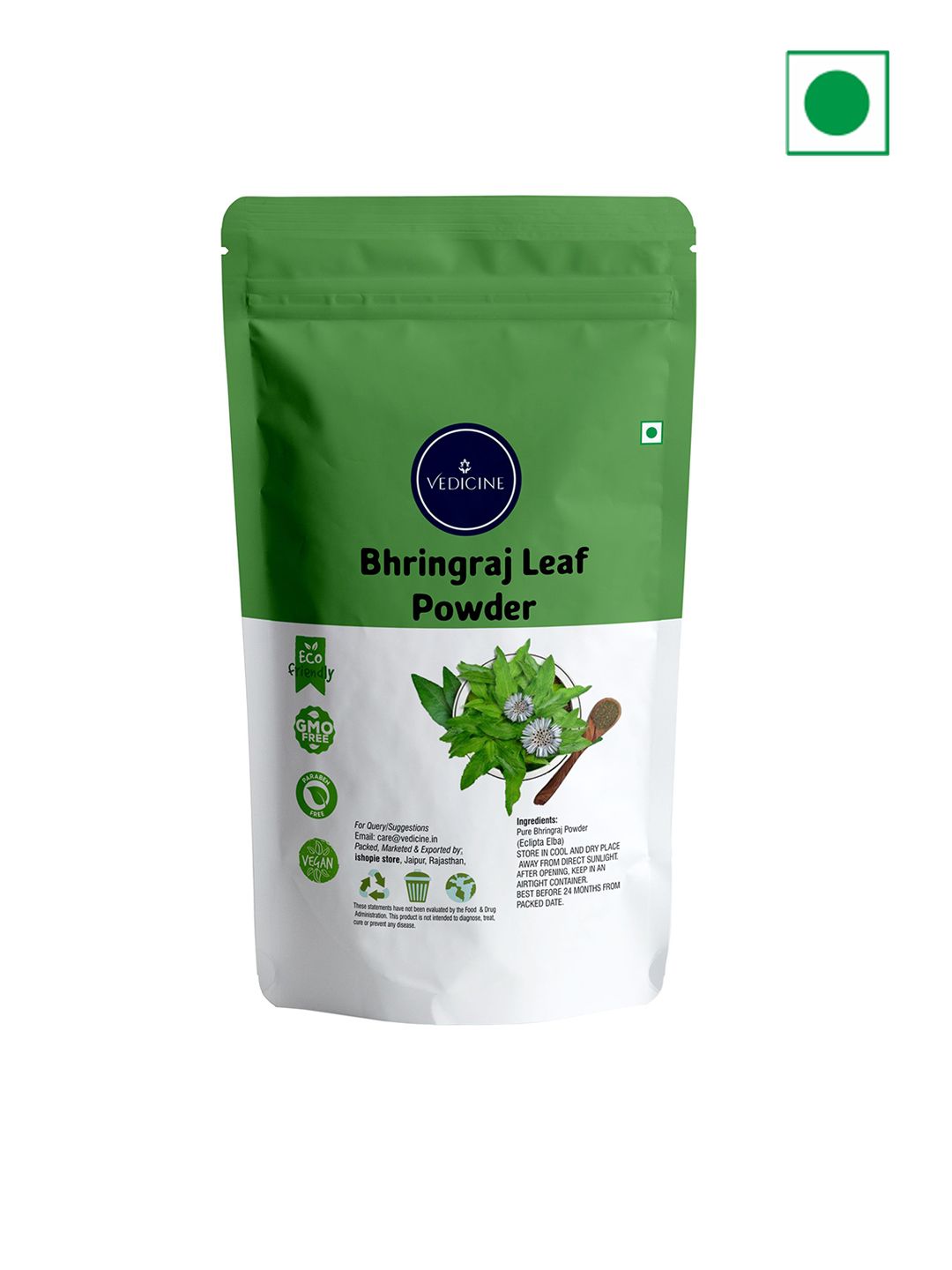 VEDICINE Bhringraj Powder- 100 g