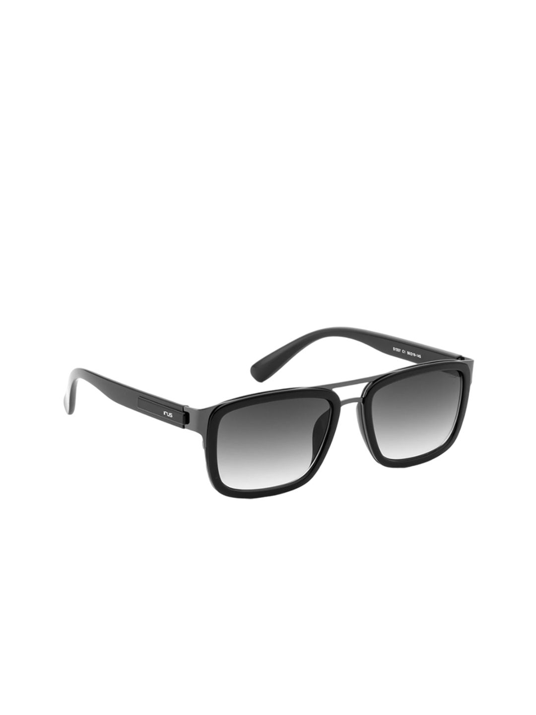 IRUS by IDEE Men Rectangle Sunglasses with UV Protected Lens IRS1337C1SG