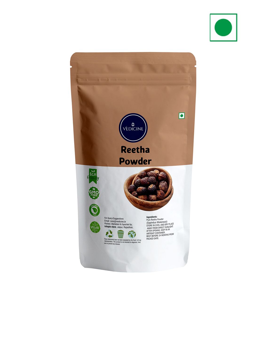VEDICINE Reetha Powder-100g