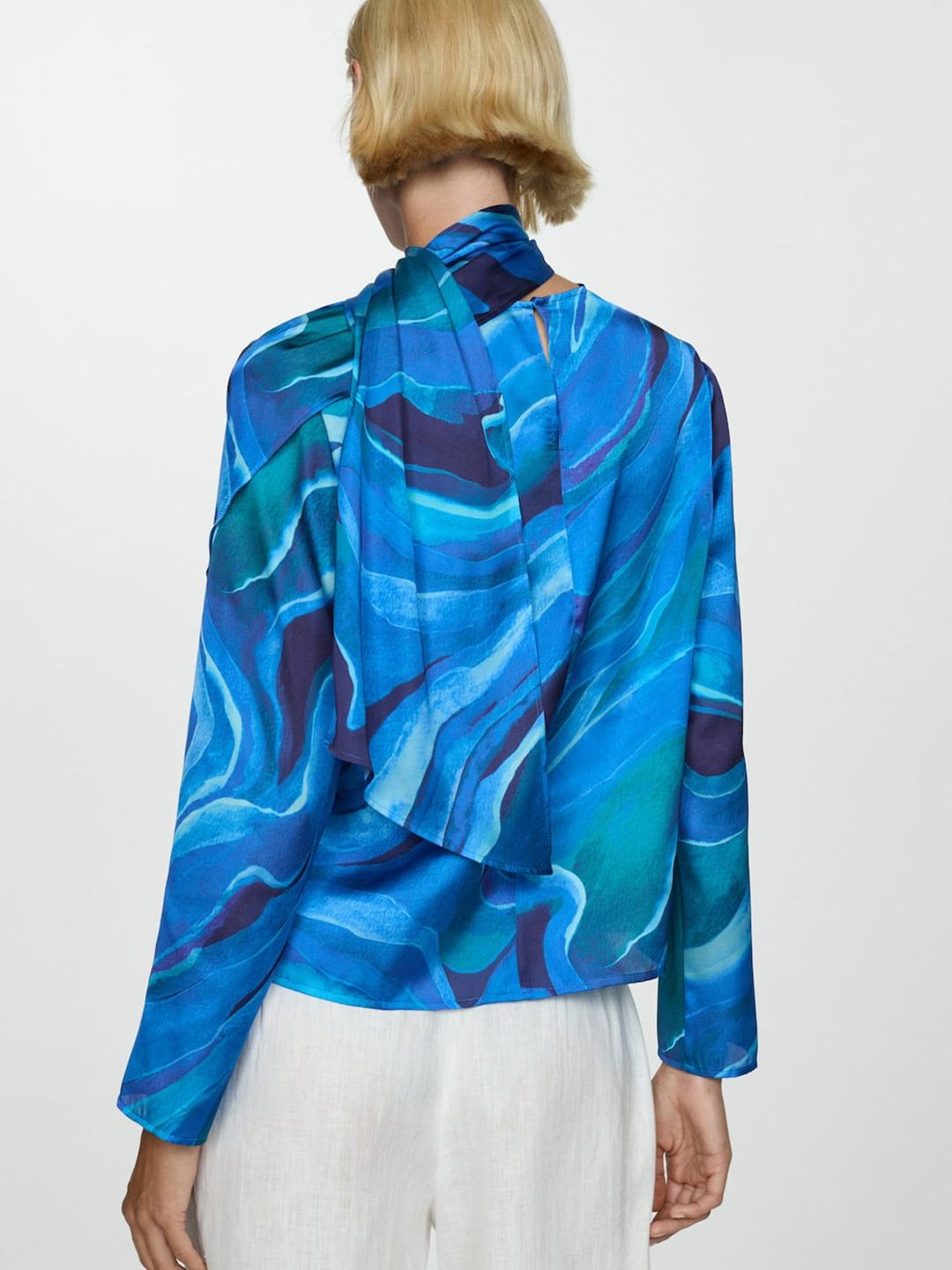 Abstract Printed Top