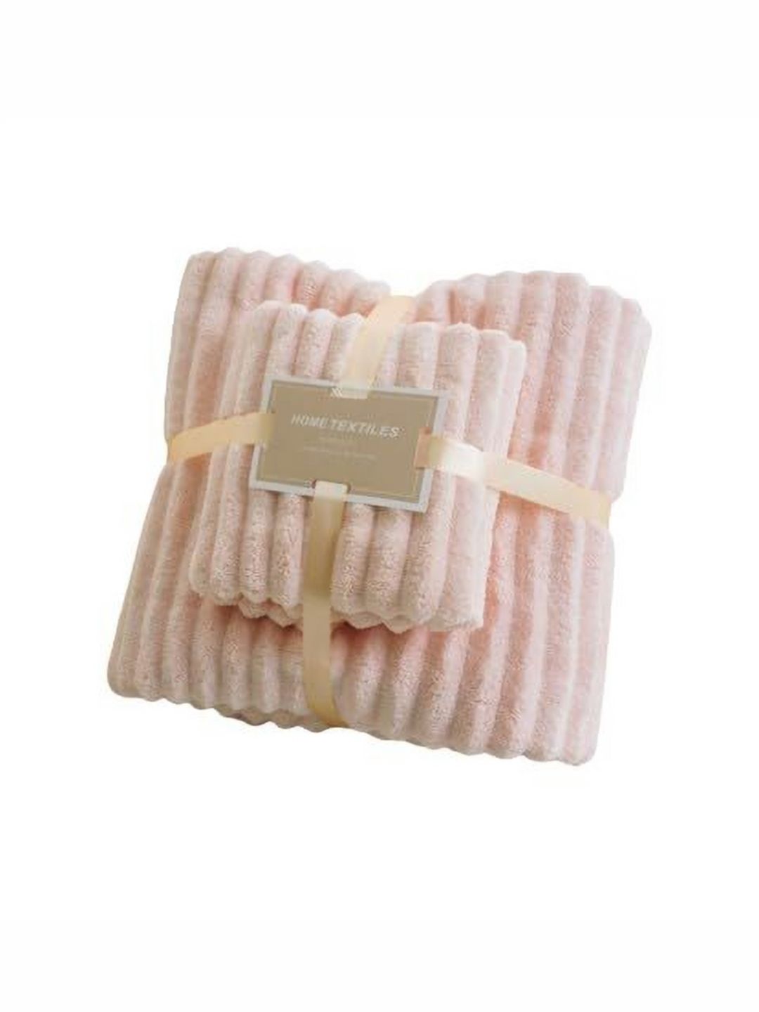 HomeCloud Pink 2 Piece Cotton 400 GSM Towel Set