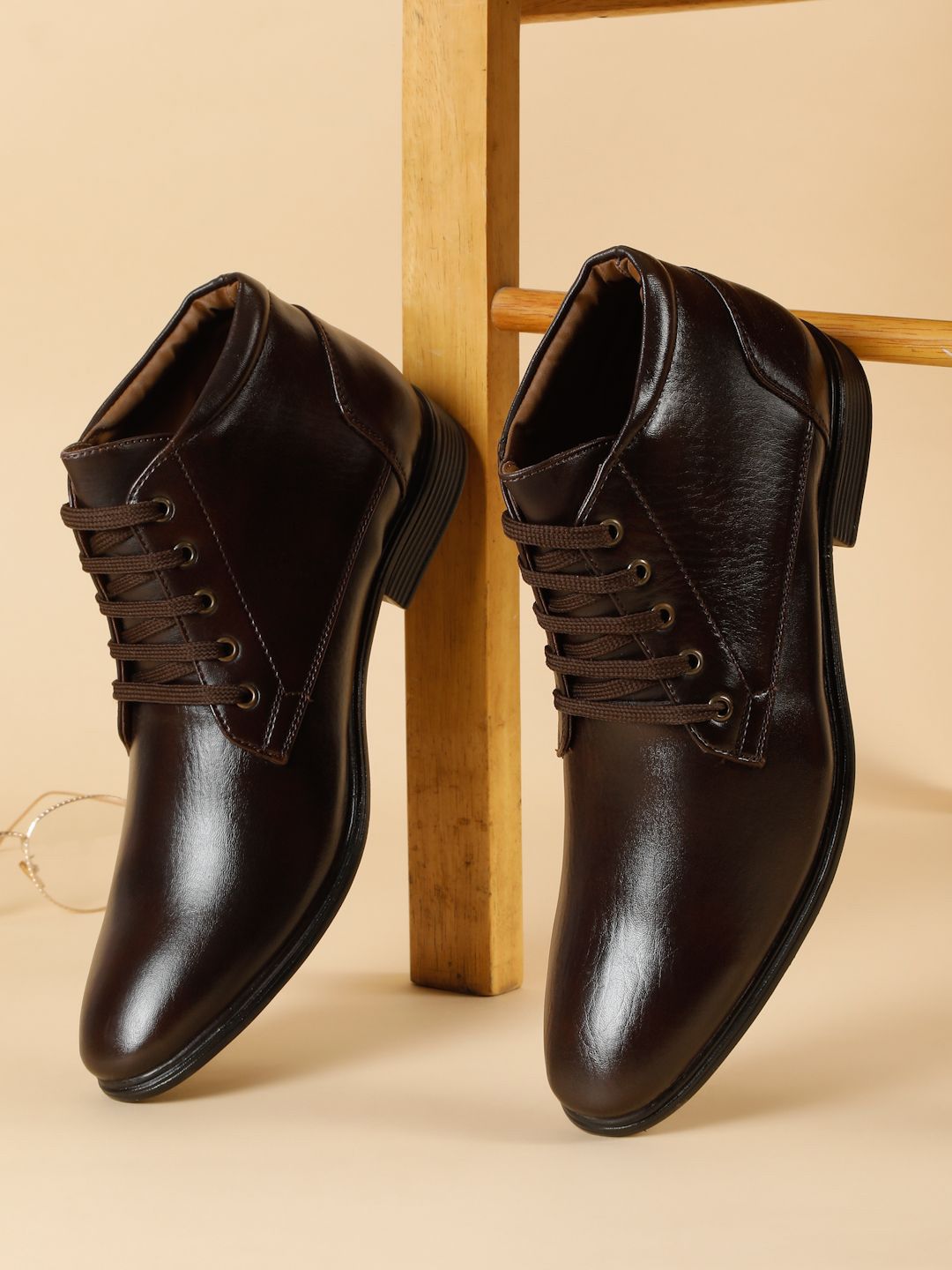 Kosher Men Round Toe Formal Slip-On Shoes