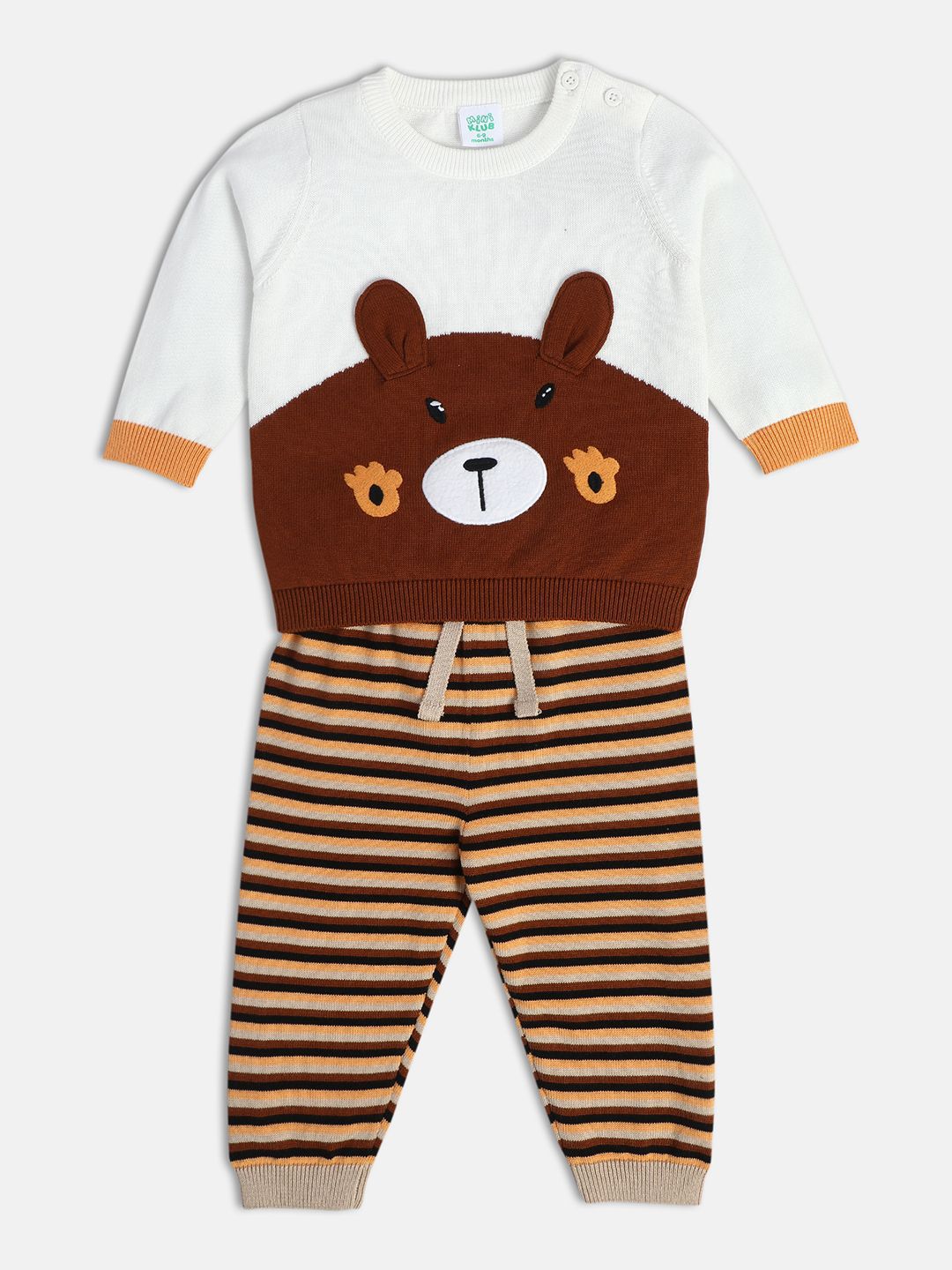 MINI KLUB Boys Printed Pure Cotton Sweatshirt With Jogger