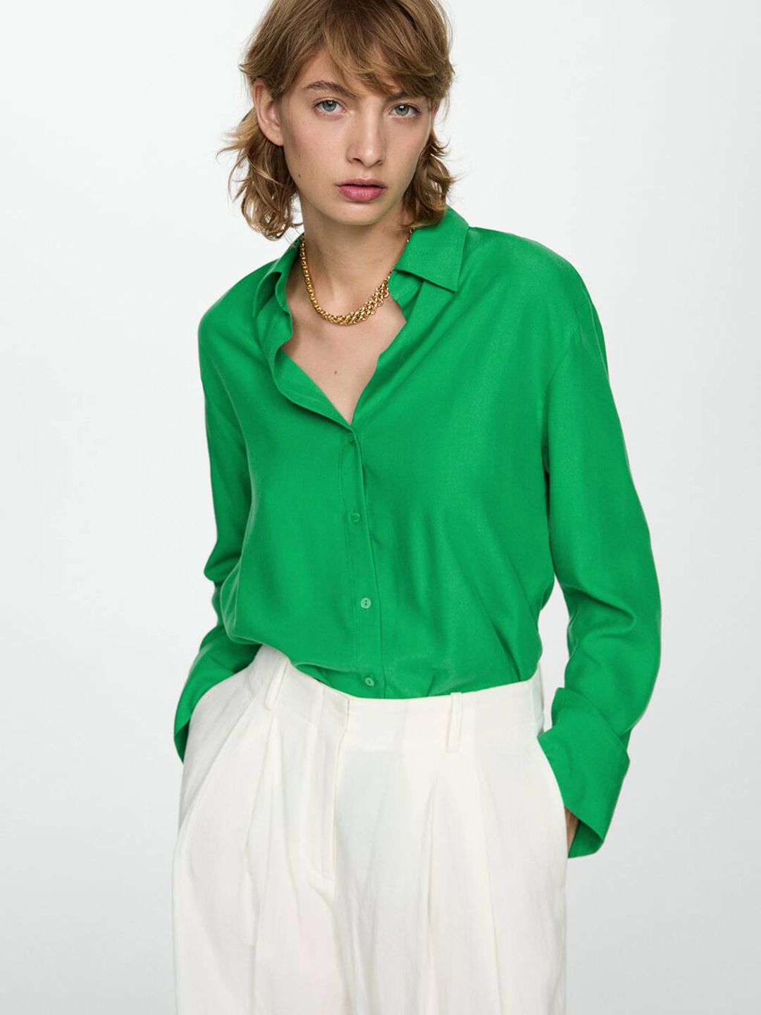 Opaque Casual Shirt