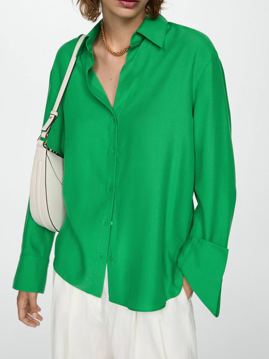 Opaque Casual Shirt