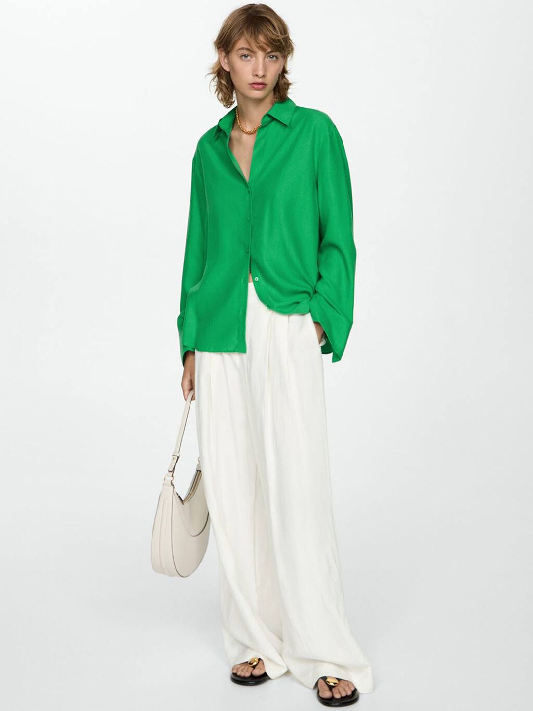 Opaque Casual Shirt