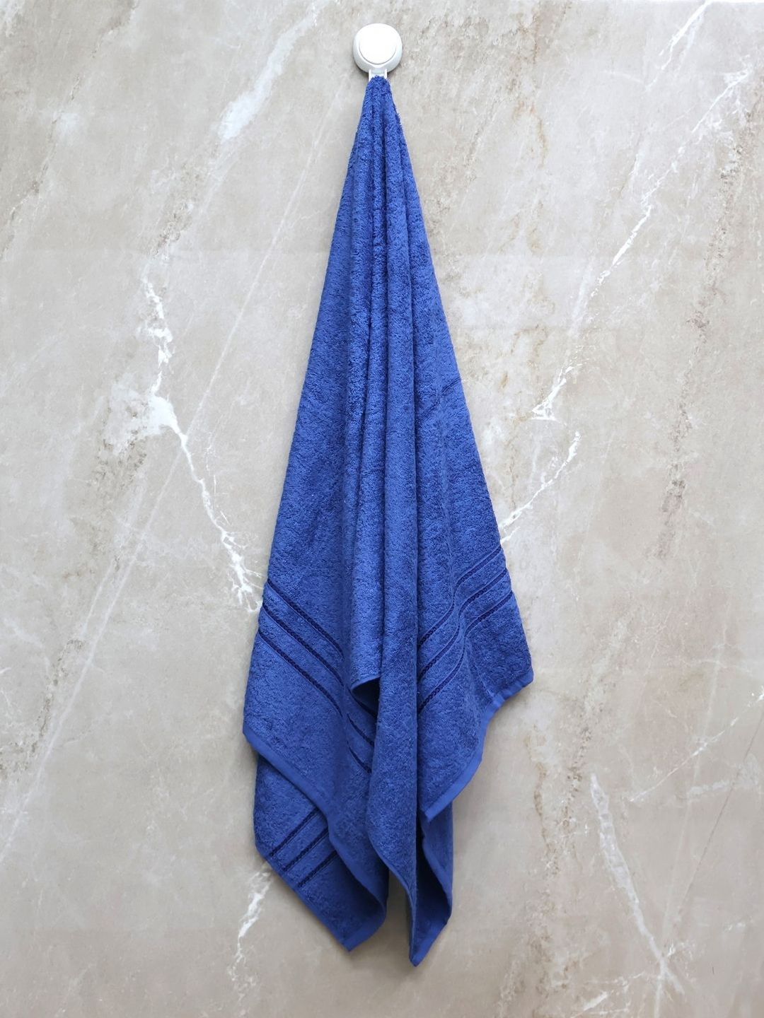 BOMBAY DYEING Blue 4 Pieces Cotton 400 GSM Towel Set