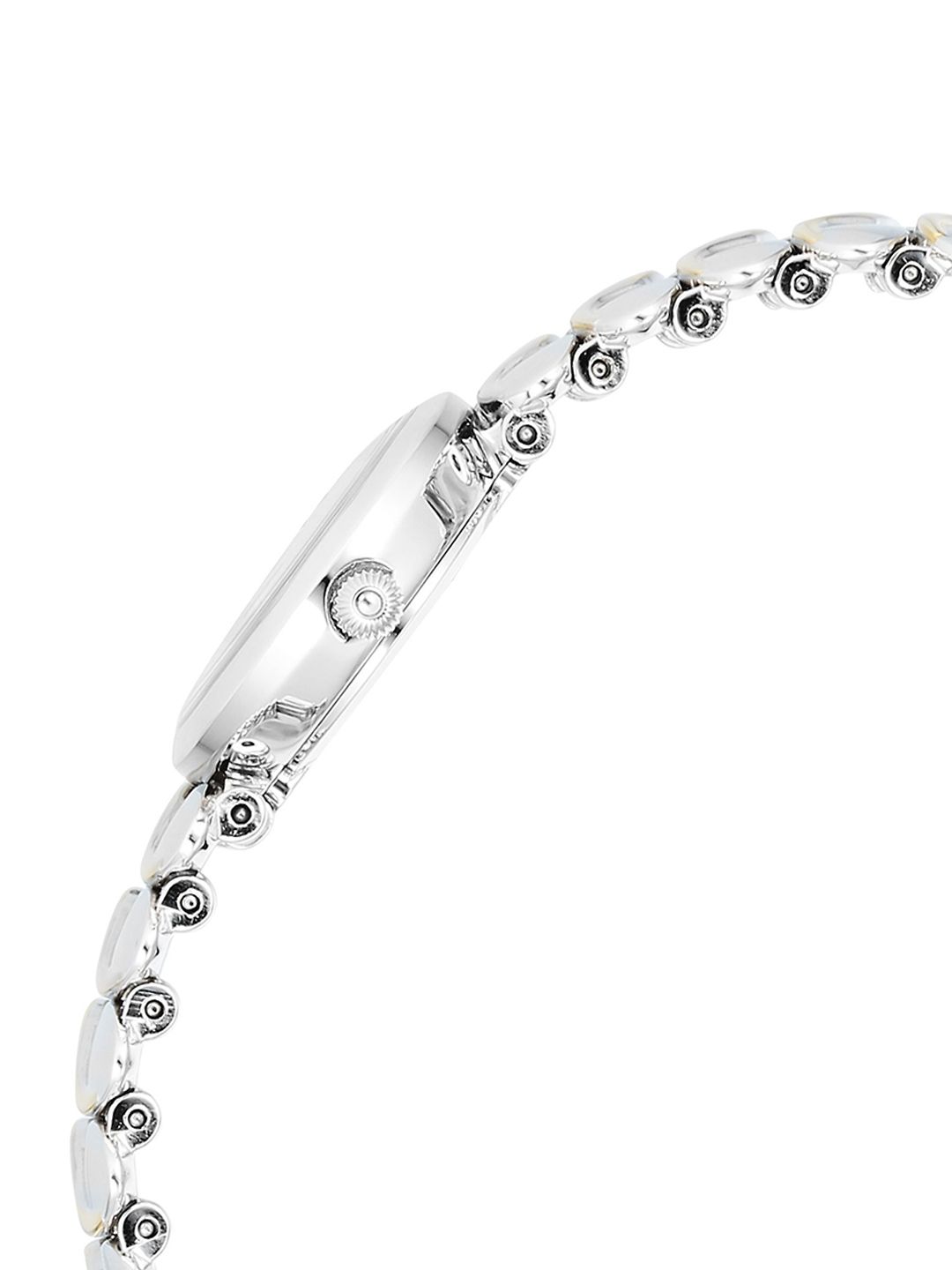 Raga Silver Quartz Analog White Mother Of Pearl Dial Watch For - Nt95219vm01