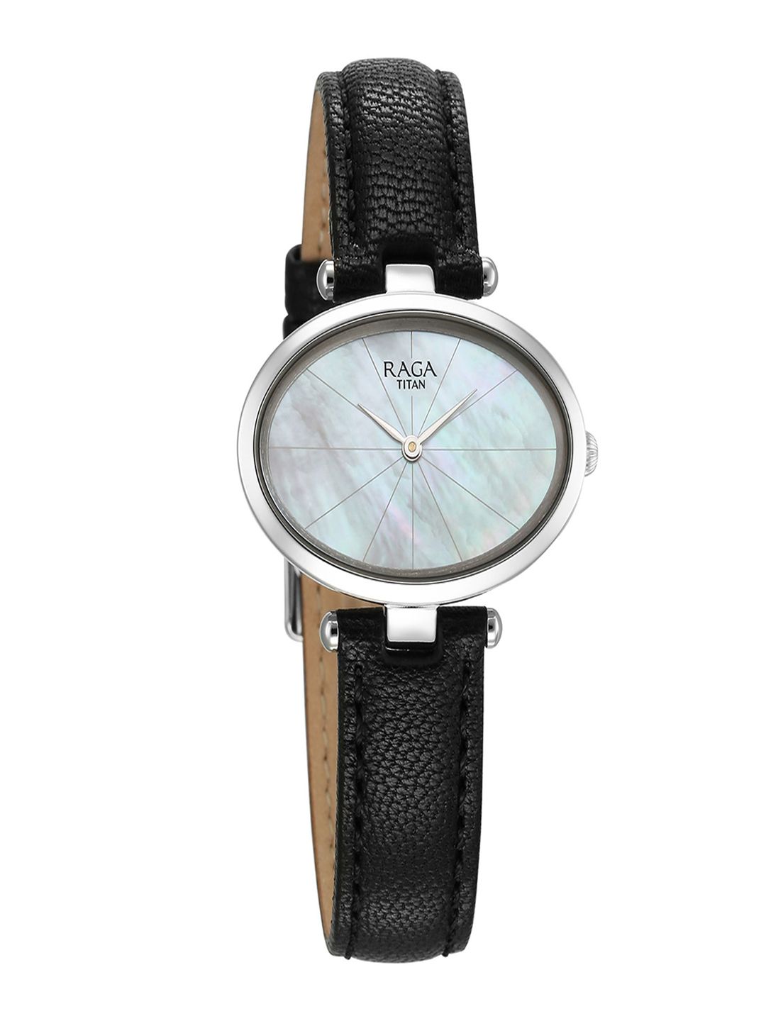 Dial & Leather Straps Analogue Watch 95294VL01