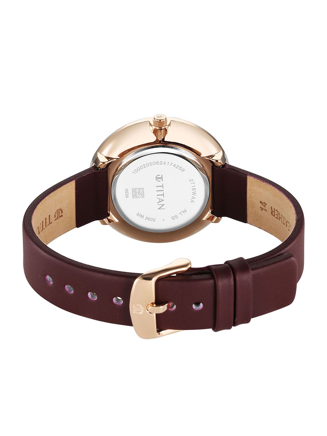 Stackables Quartz Analog With Gradient Brown Dial Watch For - 2718wl01f