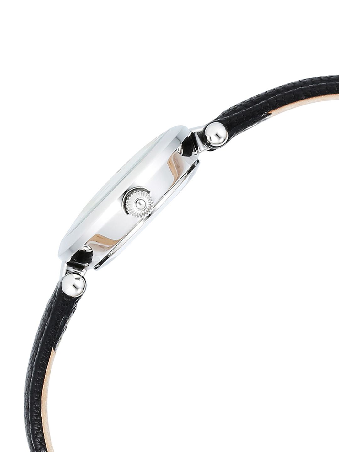 Dial & Leather Straps Analogue Watch 95294VL01