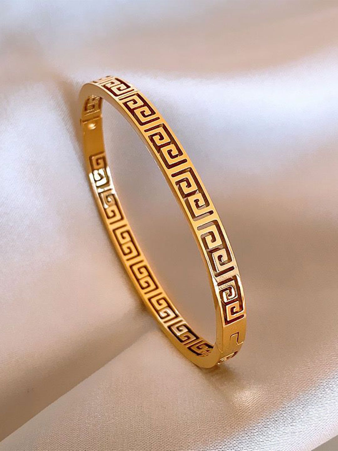 MYKI Gold-Plated Kada Bracelet