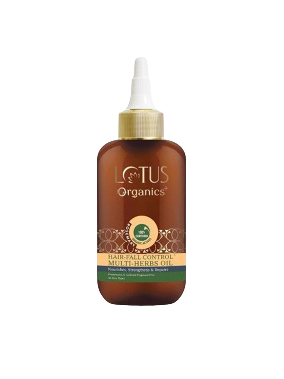 Lotus Organics+ Hair Fall Control Multi Herbs Hair Oil With Rosemary & Red Onion-200ml