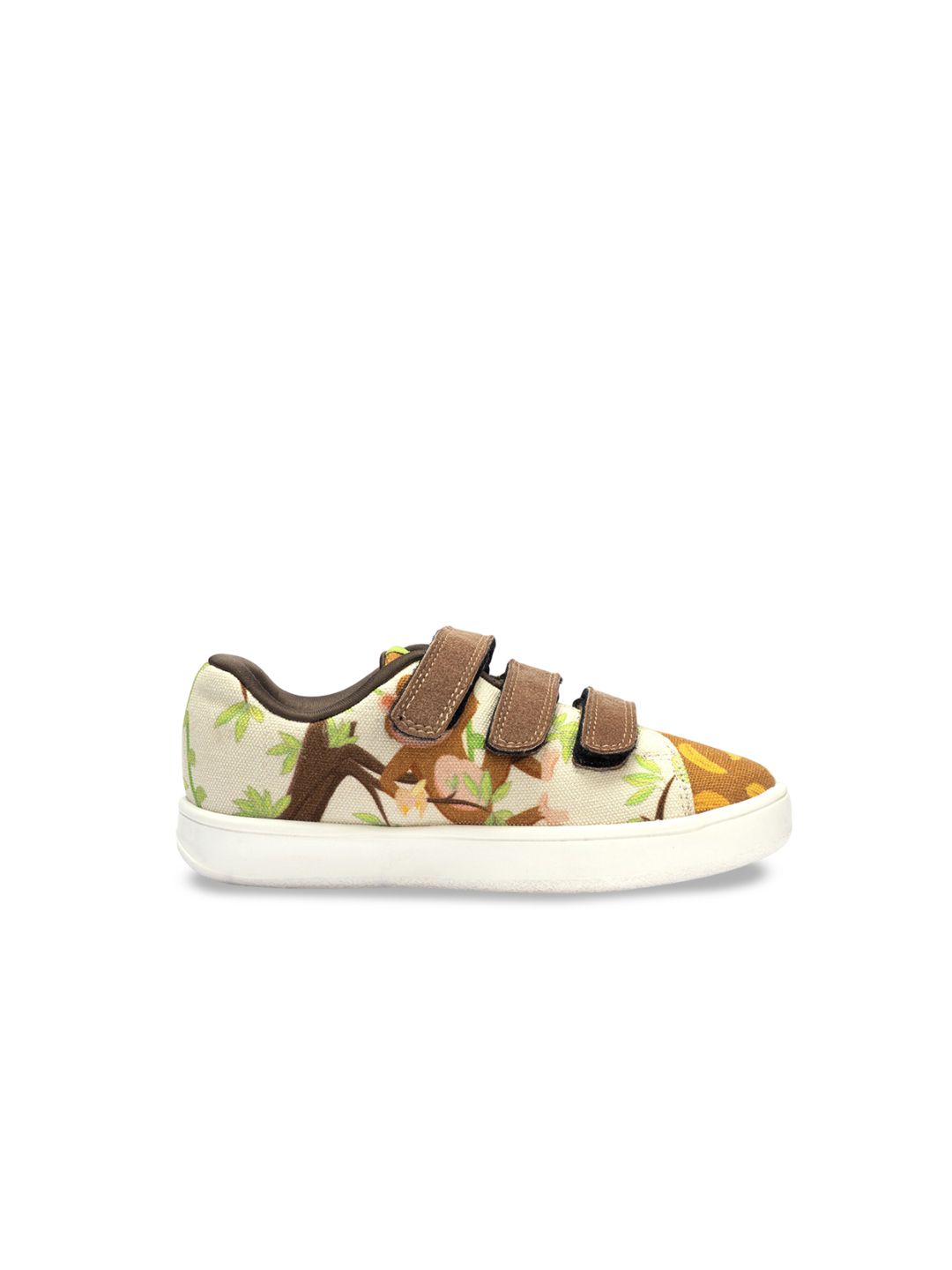 HOPUP Unisex Kids Colourblocked Antibacterial Fashion Canvas Sneakers