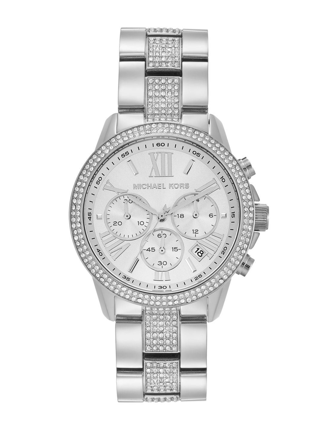 Michael Kors Michael Kors Women Dial & Stainless Steel Straps Analogue Multi Function Watch MK7506I