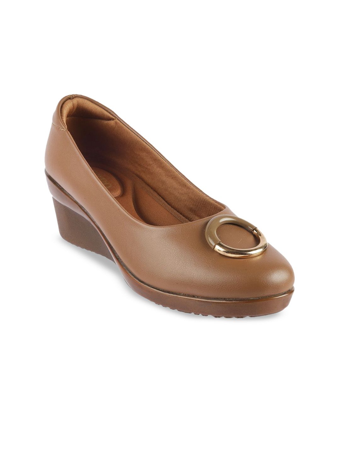 Metro Women Textured Ballerinas Flats