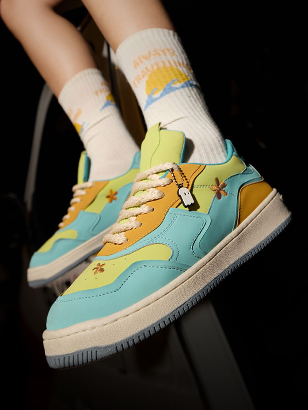 The Souled Store Women Scooby-Doo Colourblocked PU Sneakers