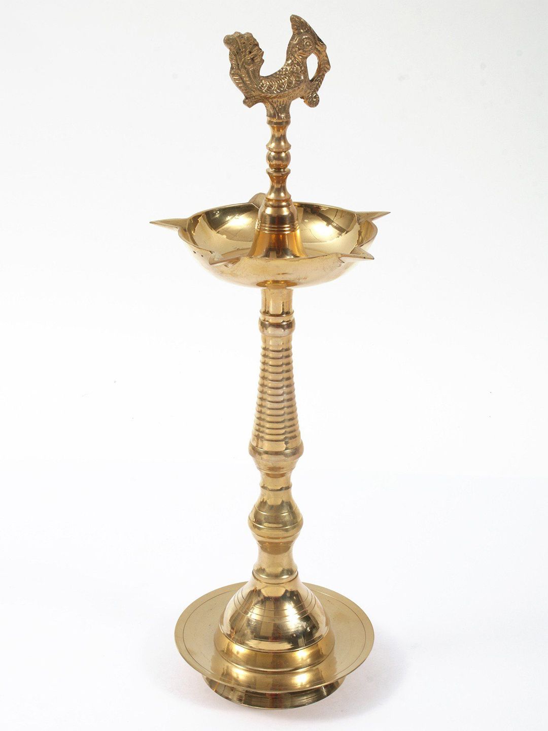 Exotic India Peacock Brass Easy to Clean Diwali Diyas