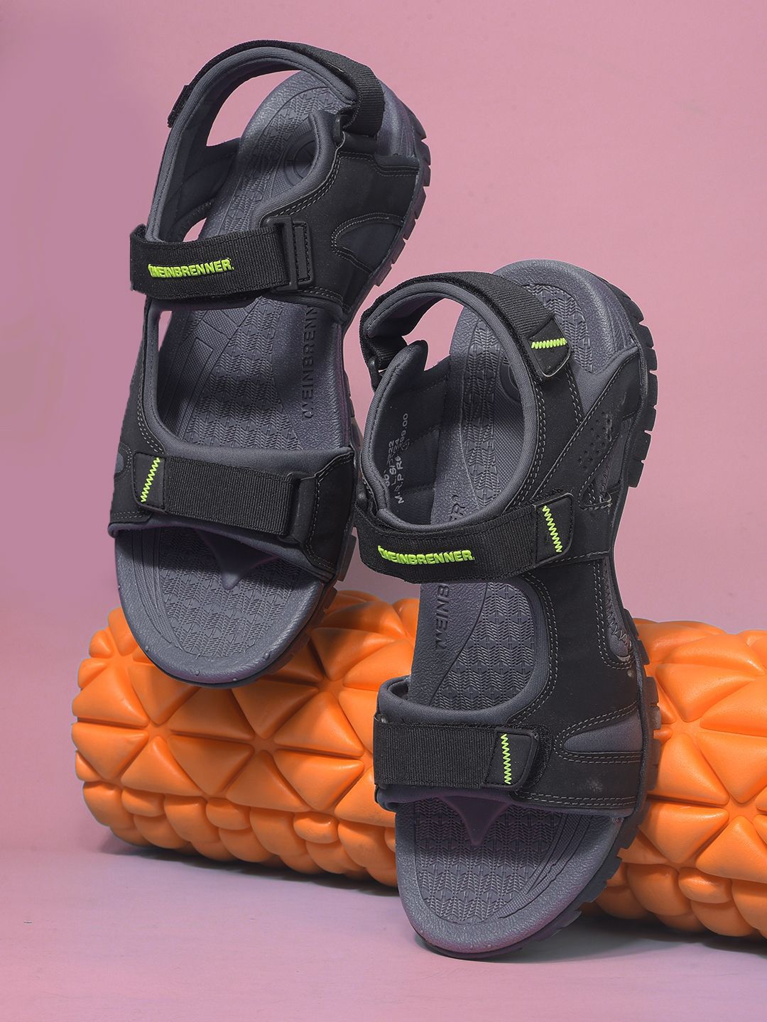 Weinbrenner Men PU Velcro Sport Sandals