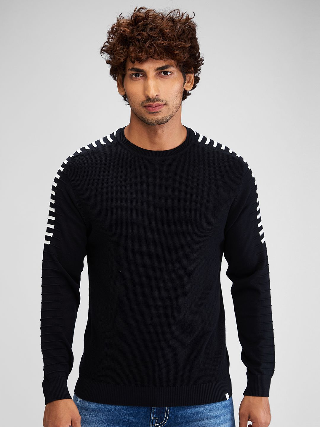 SPYKAR Men Striped Pullover