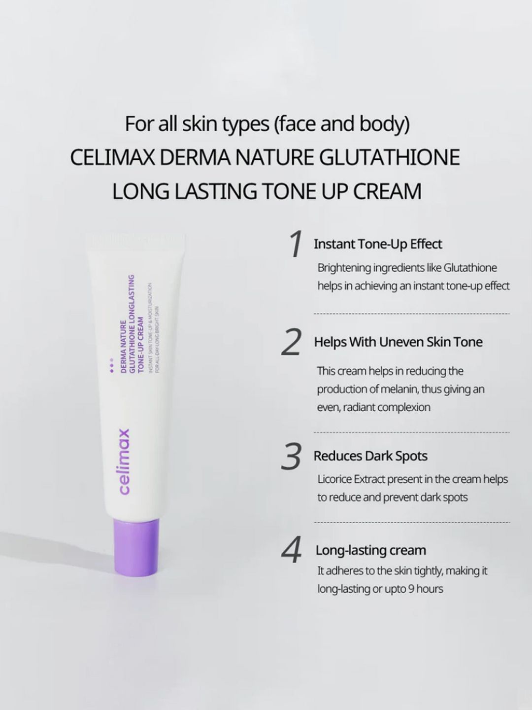 Buy Celimax Derma Nature Glutathione Long Lasting Tone-Up Cream - 35ml - Day Cream for Unisex 30756860