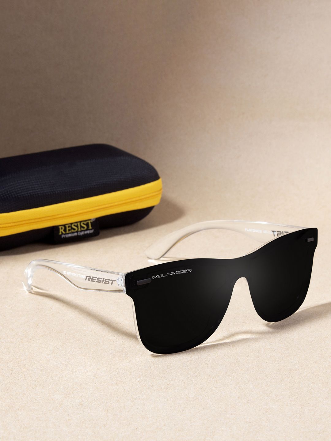 RESIST EYEWEAR Unisex Wayfarer Sunglasses With UV Protected Lens FLATONICS WF BLACK4