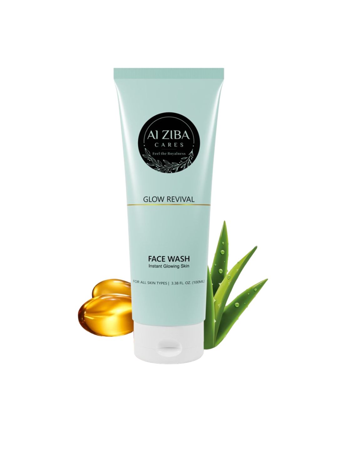 ALZIBA CARES Glow Revival With Vitamin E Face Wash - 100ml