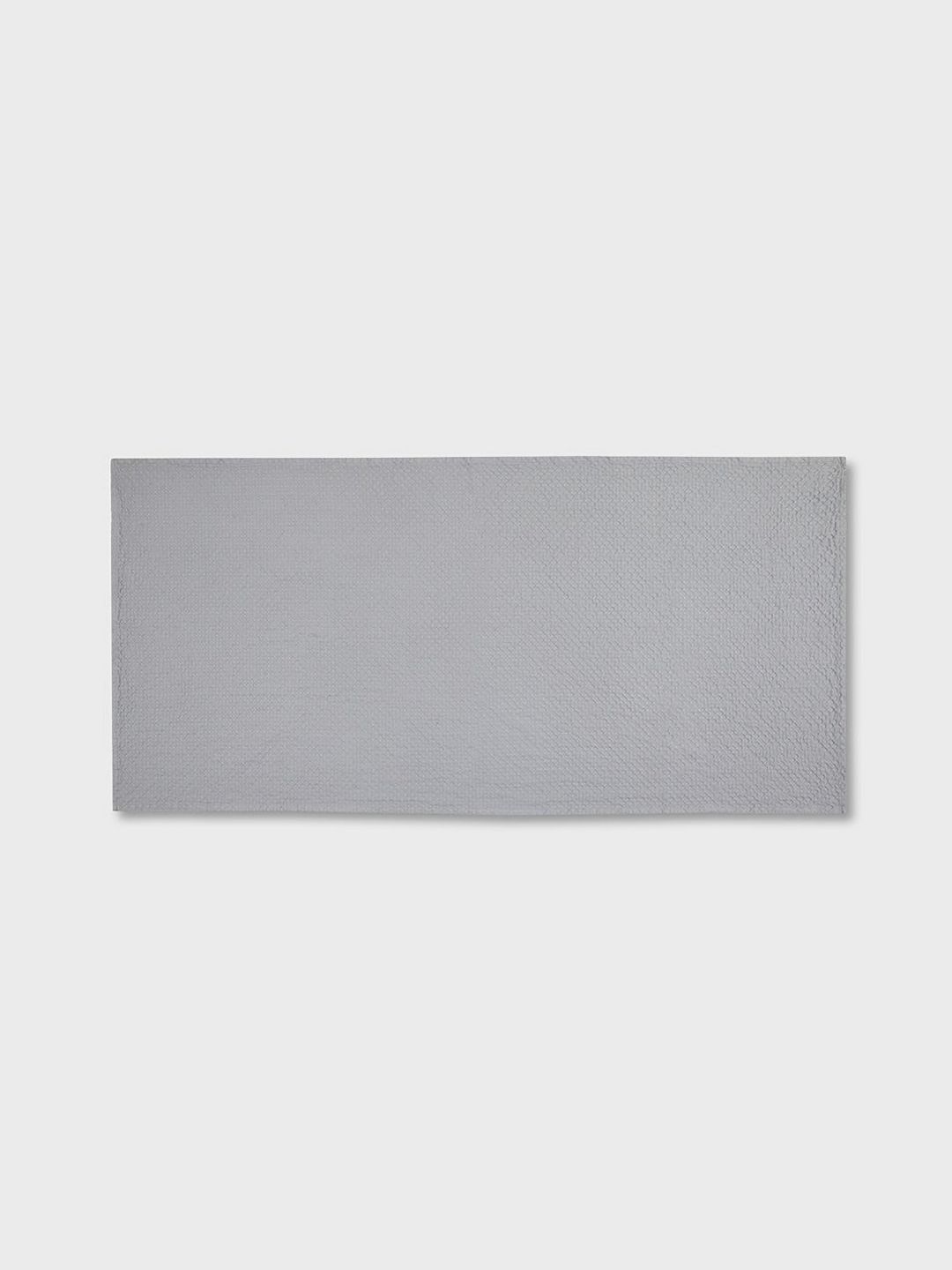 Fabindia Hamam Grey Honeycomb Pattern Cotton 210 GSM Hand Towel