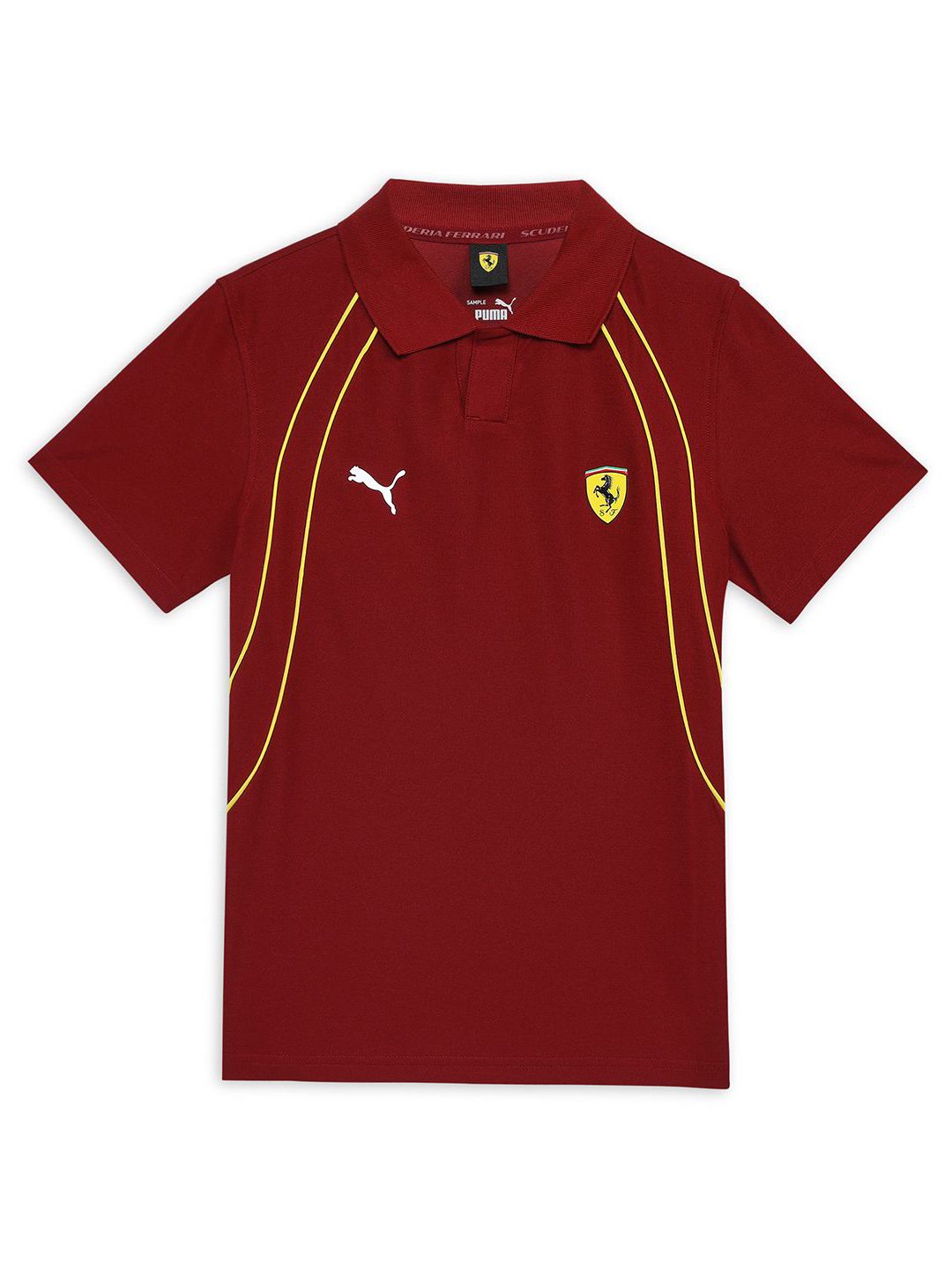 PUMA Motorsport Kids Polo Collar Applique T-shirt