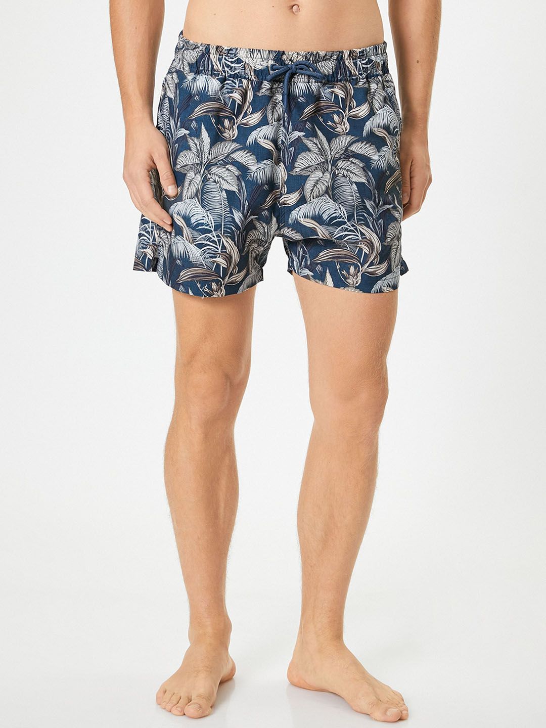 Koton Printed Mid Rise Shorts