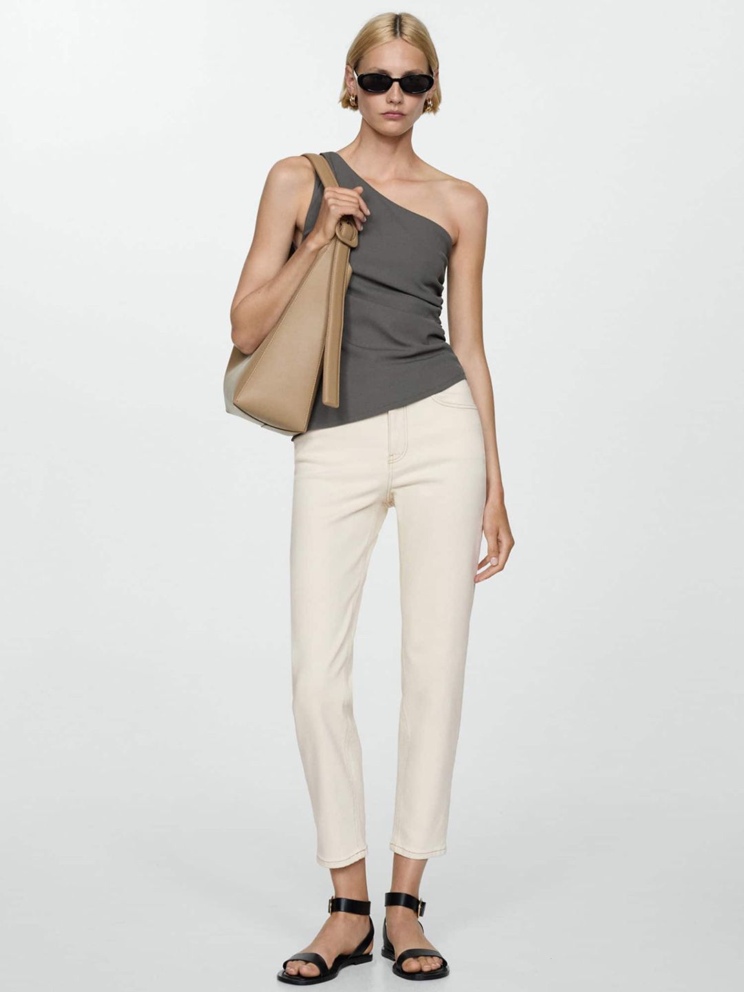 Mom Fit High-Rise Stretchable Jeans