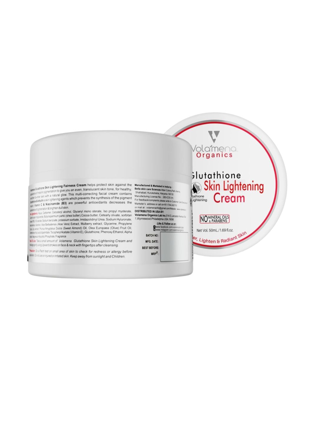 volamena glutathione skin lightening fairness cream Buy Cream- 50 ml - Day for Unisex 30491052 Volamena Organics Glutathione Skin Lightening