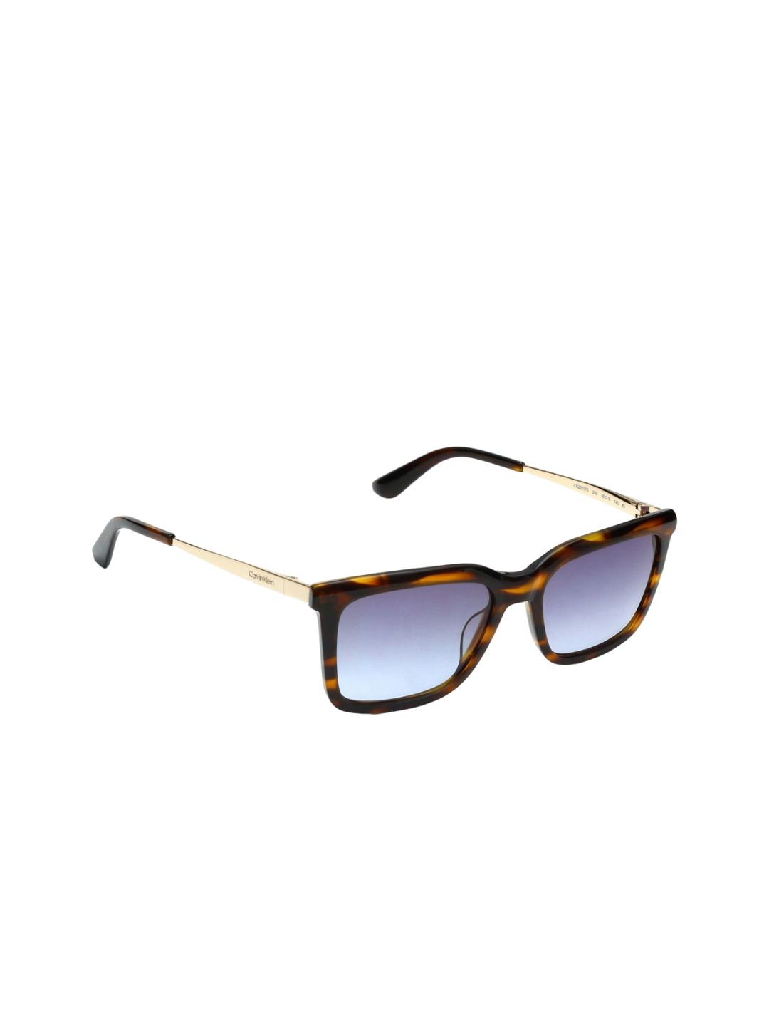 Calvin Klein Men Rectangle Sunglasses with UV Protected Lens CK 22517 240 55 S