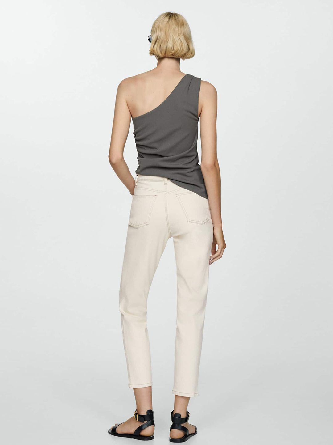 Mom Fit High-Rise Stretchable Jeans