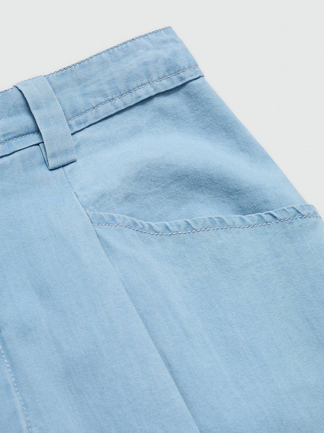 Mid-Rise Straight Shorts