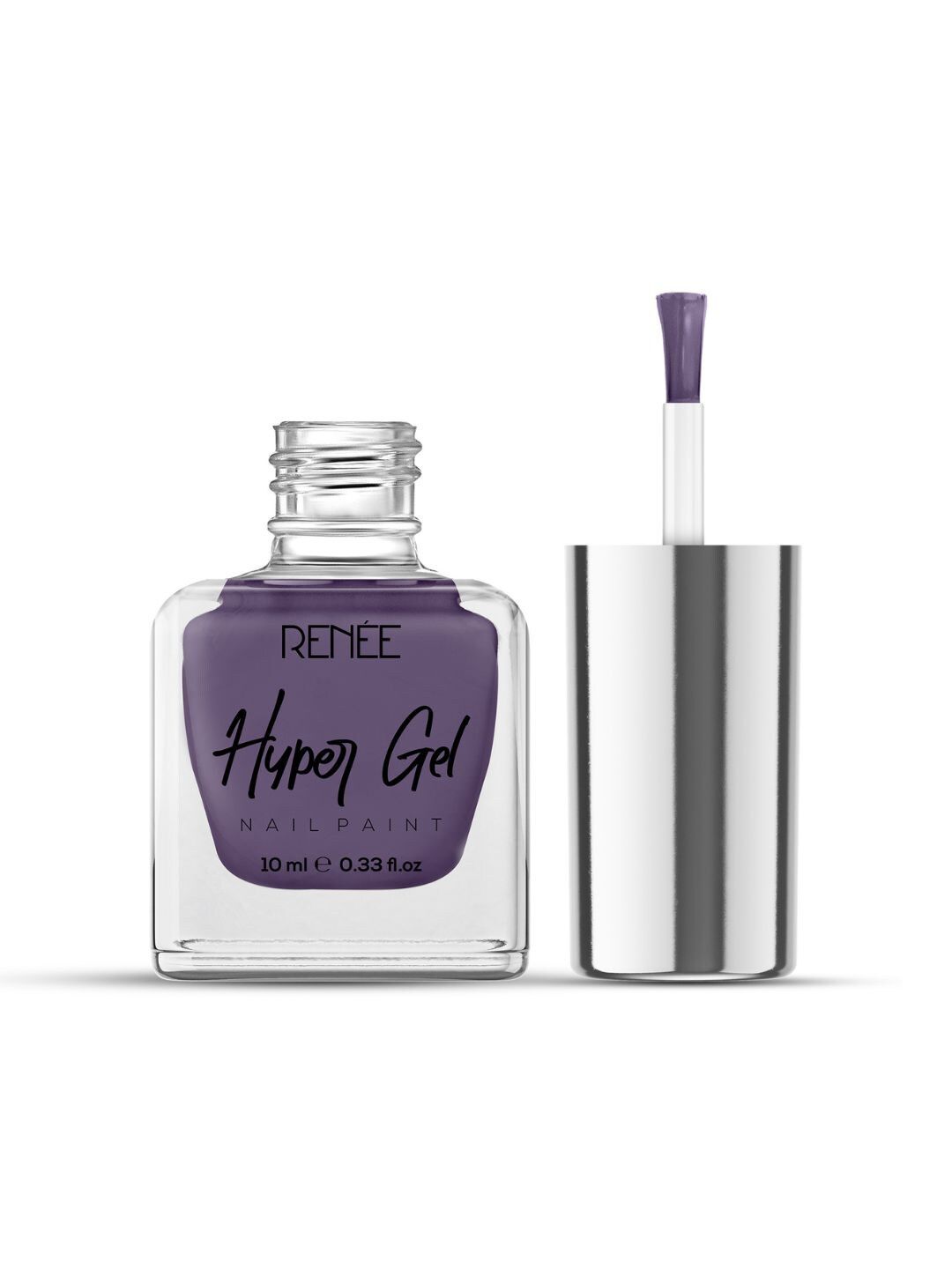 Renee Hyper Gel Nail Paint 10ml - Aubergine Purple