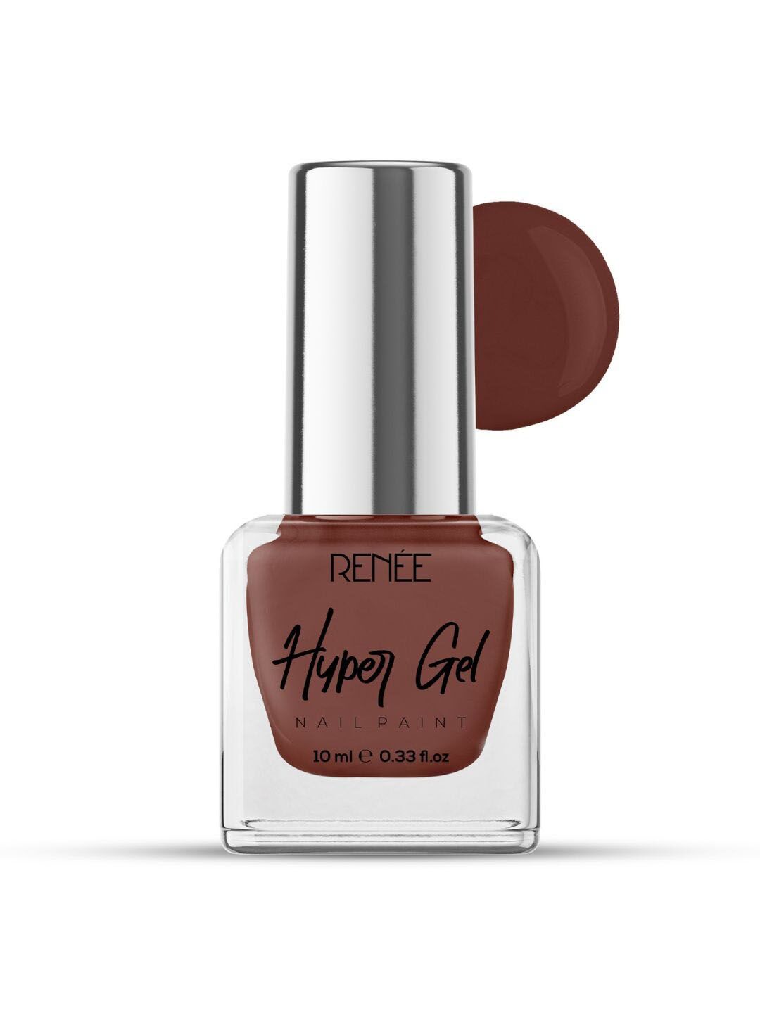 Renee Long-Lasting & Smooth Finish Hyper Gel Nail Paint 10ml - Toffee Brown