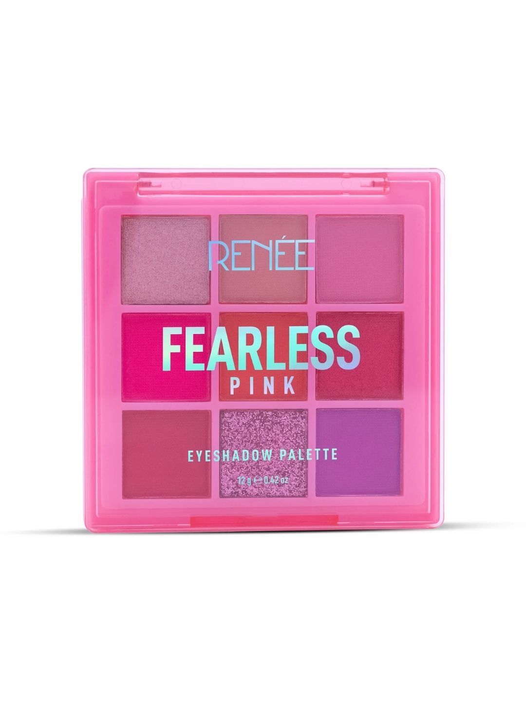 Renee Fearless Long Lasting & Non Creasing Eyeshadow Palette 12g - Pink
