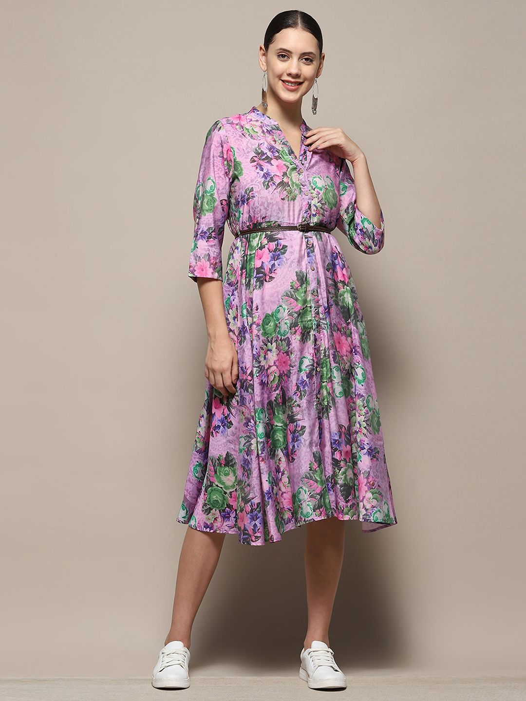 Biba Purple Dress Women - Buy Biba Purple Dress Women online in India